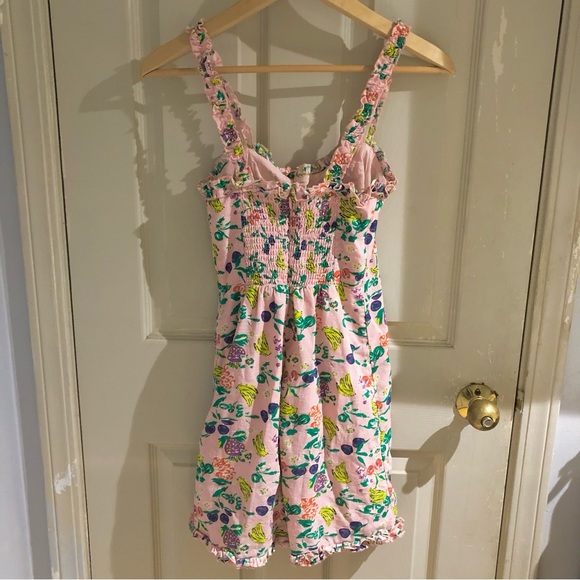 Pink Fruit Cotton Dress - Picture 4 of 12